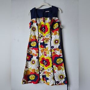 Vintage Nancy Allan Casuals Floral print dress NWT